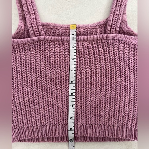 Aeropostale/ Knit crop top/ Lavender colour/ Stretchy/ Size US M - Picture 8 of 8